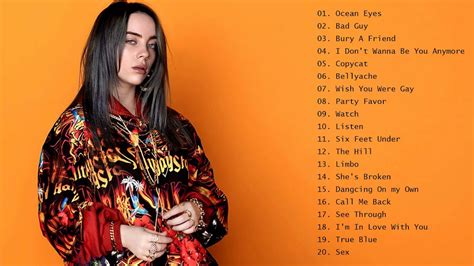 genius billie eilish|billie eilish all songs list.